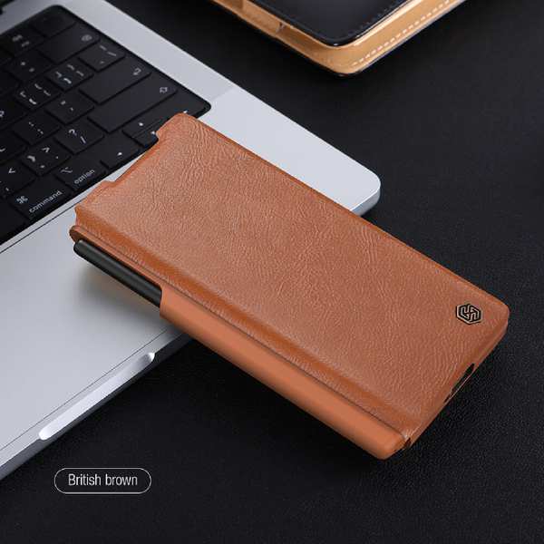 قاب محافظ گوشی سامسونگ گلکسی زد فولد 6 نیلکین Qin Pro Leather - تصویر 15
