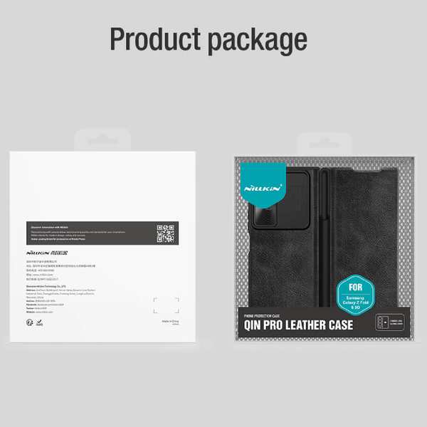 قاب محافظ گوشی سامسونگ گلکسی زد فولد 6 نیلکین Qin Pro Leather - تصویر 19