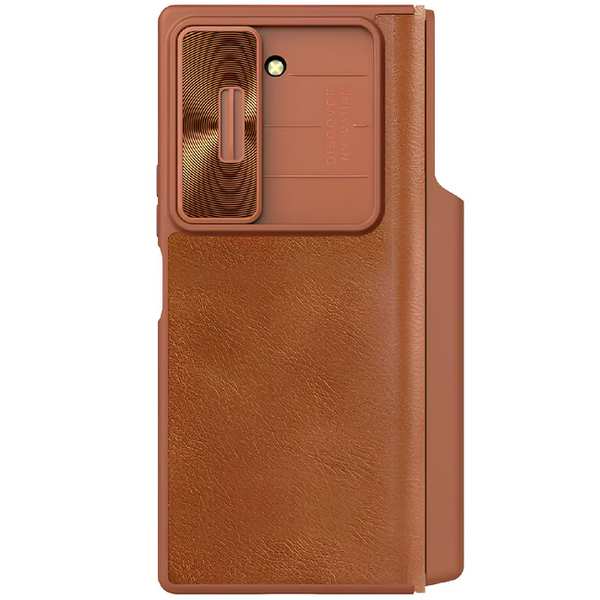 قاب محافظ گوشی سامسونگ گلکسی زد فولد 6 نیلکین Qin Pro Leather - تصویر 4