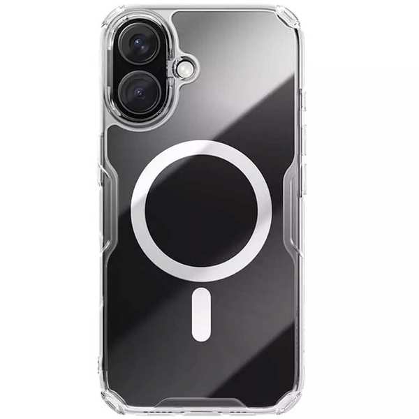 قاب مگنتی شفاف گوشی آیفون 16 نیلکین Nature TPU Pro Magnetic