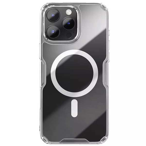 قاب شفاف مگنتی گوشی آیفون 16 پرو نیلکین Nature TPU Pro Magnetic
