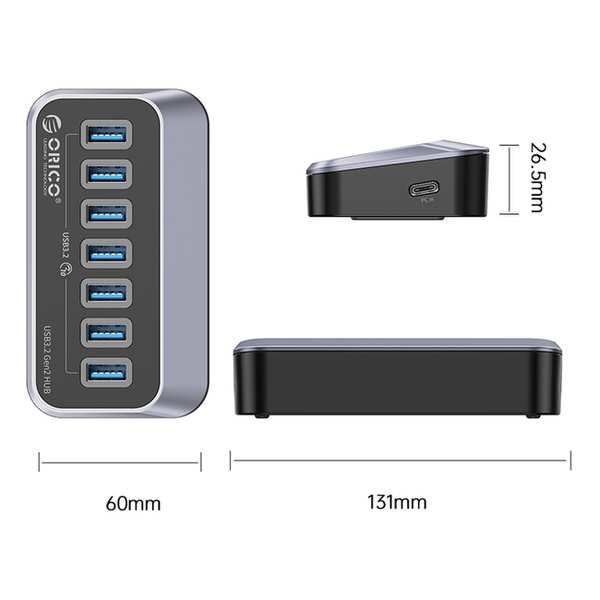 هاب یو اس بی 7 پورت 3.2 اوریکو M37A-G2-05 - تصویر 5