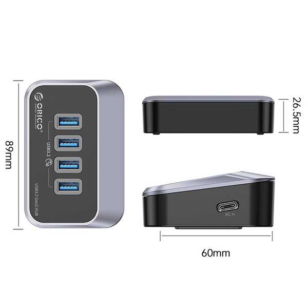 هاب یو اس بی 4 پورت یو اس بی 3.2 اوریکو M34A-G2 - تصویر 10