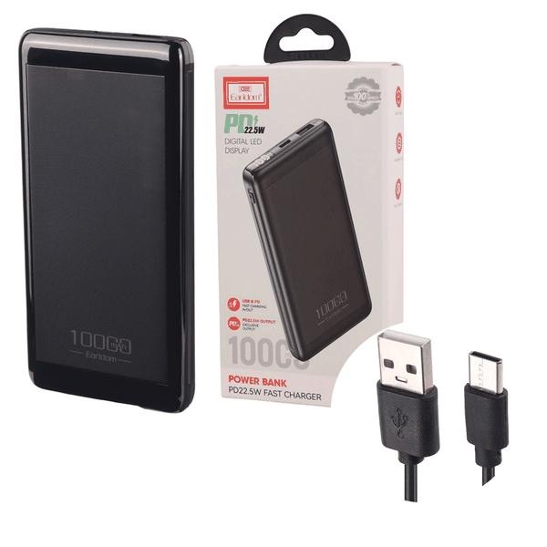 پاوربانک 10000 فست شارژ تایپ سی و یو اس بی 22.5 وات ارلدام PD39