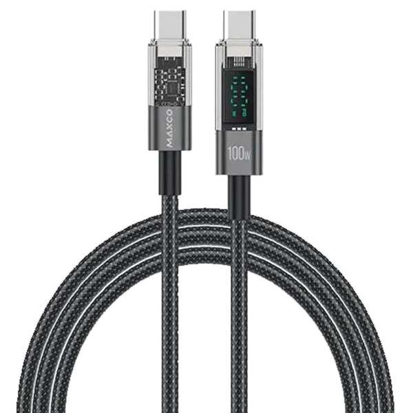 کابل سوپر فست شارژ دو سر تایپ سی 100 وات 2 متری مکسکو MS03CC