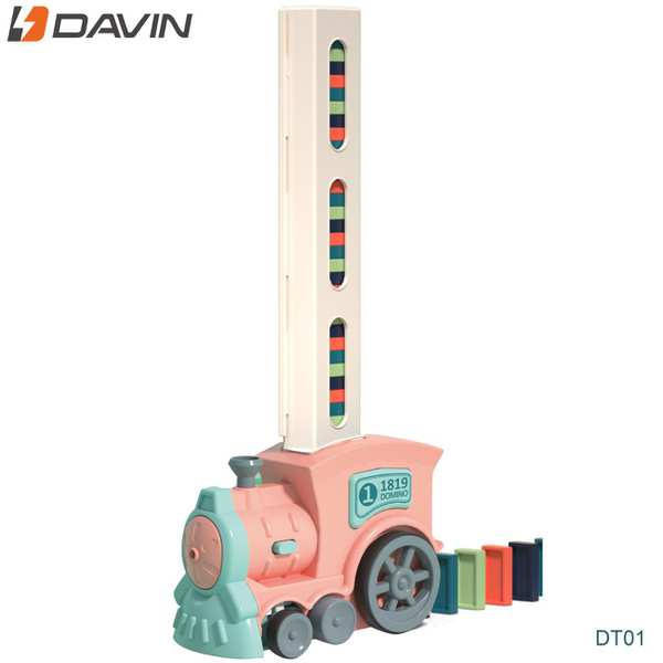 فکری و مهارتی بازی فکری قطار دومینو ساز داوین DT01 آبی برند متفرقه - تصویر 3