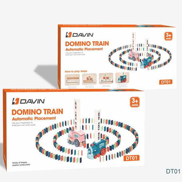 فکری و مهارتی بازی فکری قطار دومینو ساز داوین DT01 آبی برند متفرقه - تصویر 7