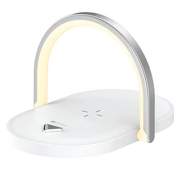 شارژر وایرلس فست شارژ و چراغ خواب رومیزی پرووان PWL815