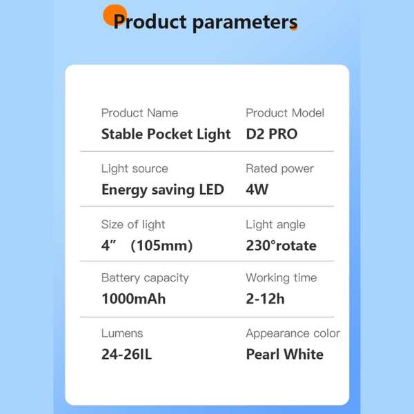 هولدر گوشی موبایل و رینگ لایت شارژی چندکاره D2 PRO - تصویر 11
