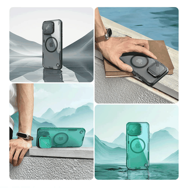 قاب مگنتی محافظ گوشی آیفون 16 پرومکس نیلکین Iceblade Prop Magnetic - تصویر 4