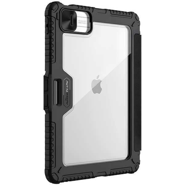 کاور کلاسوری نیمه شفاف آیپد پرو 13 2024 بامپردار نیلکین Bumper Leather Case Pro - تصویر 2