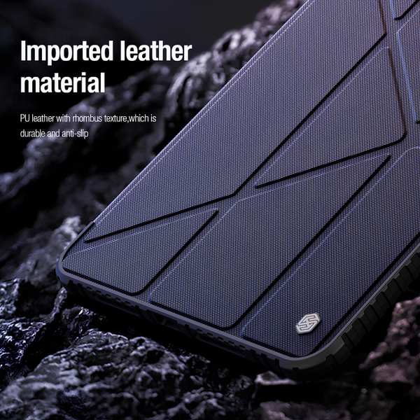 کاور کلاسوری نیمه شفاف آیپد پرو 13 2024 بامپردار نیلکین Bumper Leather Case Pro - تصویر 12