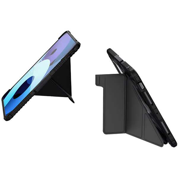 کاور کلاسوری نیمه شفاف آیپد پرو 11 2024 بامپردار نیلکین Bumper Leather Case Pro - تصویر 4