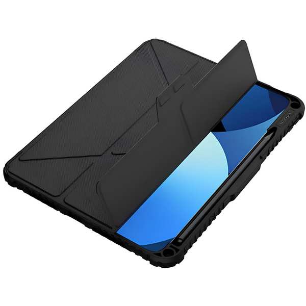 کاور کلاسوری نیمه شفاف آیپد پرو 11 2024 بامپردار نیلکین Bumper Leather Case Pro - تصویر 5