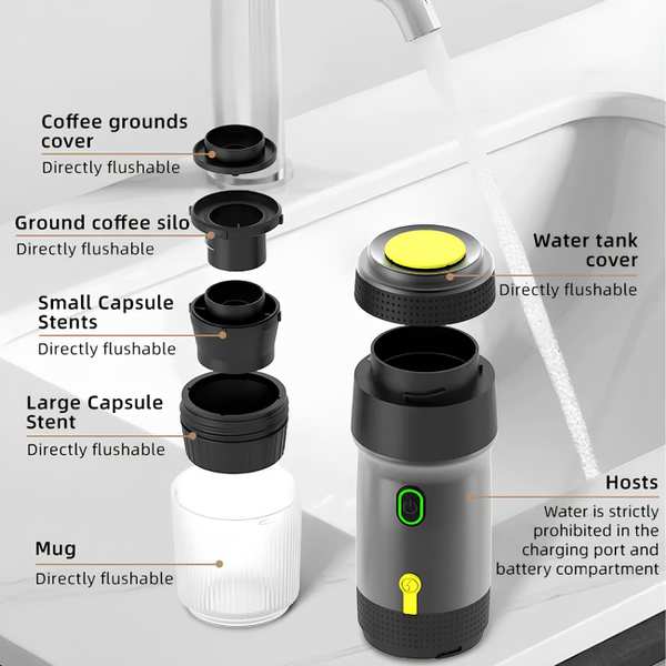اسپرسو ساز شارژی نورث پلاس Coffee Mate G02 - تصویر 12