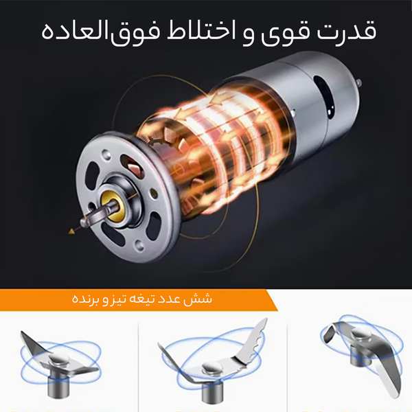 مخلوط کن قابل حمل نورث پلاس پرومیکس 410 - تصویر 6