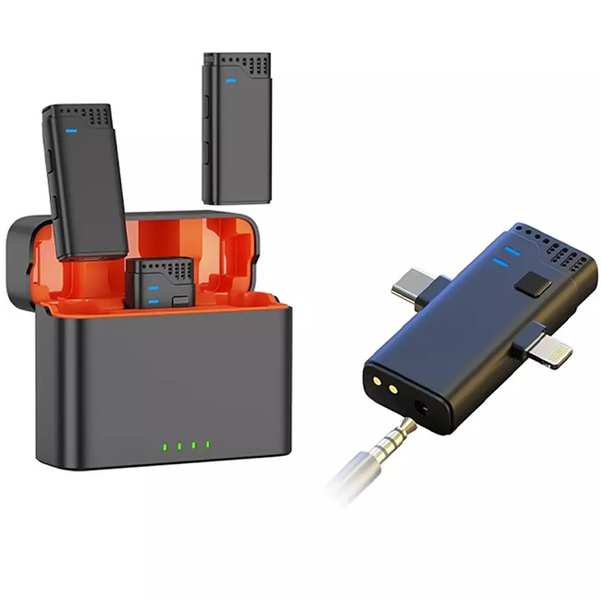 میکروفن بی سیم تایپ سی و لایتنینگ جی ماری MW-16