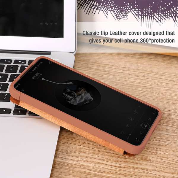 کاور کتابی سامسونگ گلکسی اس 25 پلاس نیلکین Qin Pro Leather case - تصویر 2