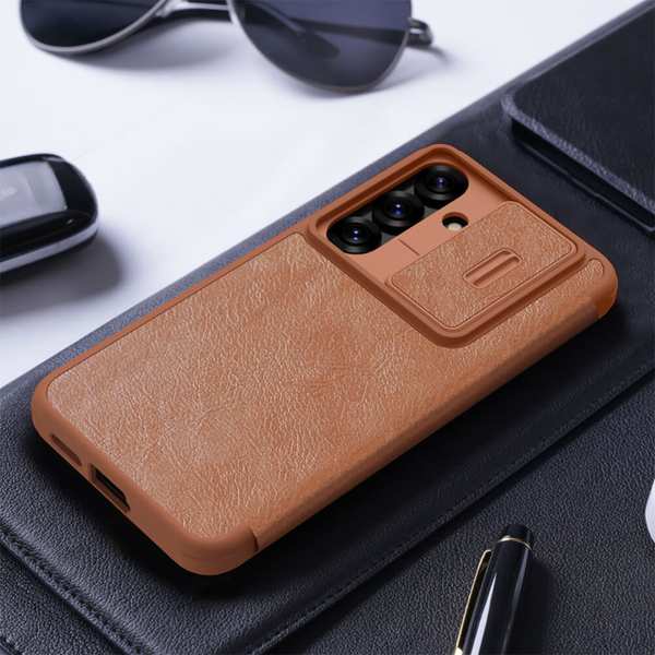 کاور کتابی سامسونگ گلکسی اس 25 پلاس نیلکین Qin Pro Leather case - تصویر 17