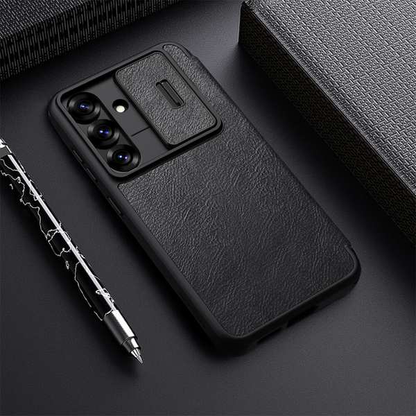 کاور کتابی سامسونگ گلکسی اس 25 پلاس نیلکین Qin Pro Leather case - تصویر 19