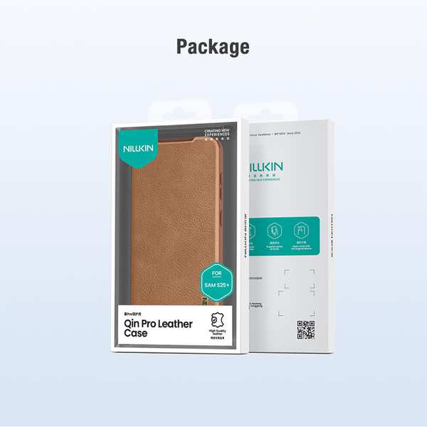 کاور کتابی سامسونگ گلکسی اس 25 پلاس نیلکین Qin Pro Leather case - تصویر 10