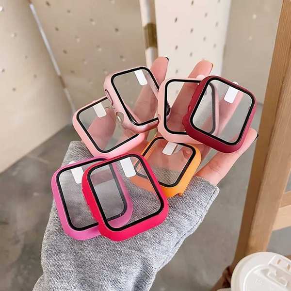 قاب محافظ و گلس اپل واچ 41 میلیمتری سری 4 تا 6 و SE - تصویر 16