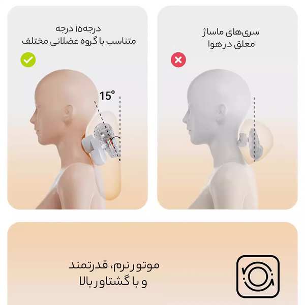 ماساژور کمر چندمنظوره قابل حمل شیائومی Xiaomi RP-R2 Repor - تصویر 6