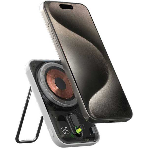 پاوربانک مگ سیف 15 وات و تایپ سی 20 وات 5000 مومکس IP126W