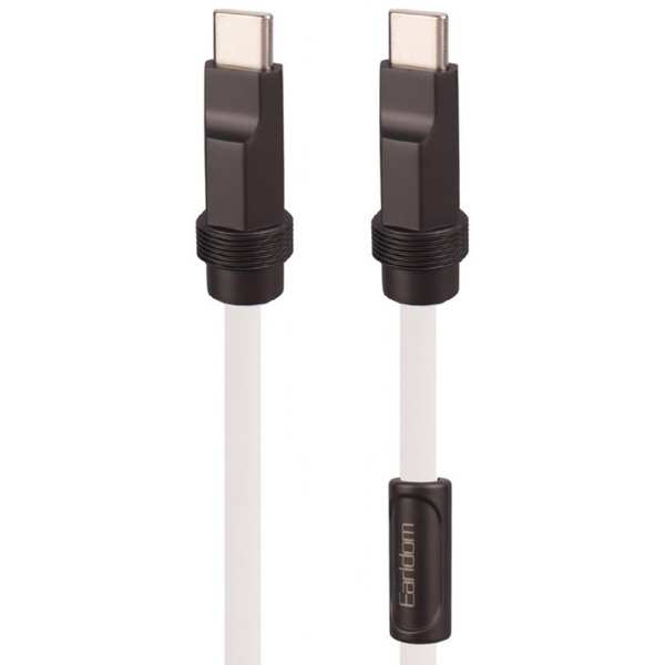 کابل فست شارژ تایپ سی به تایپ سی 100 وات 3 آمپر یک متری ارلدام EC-173C-C