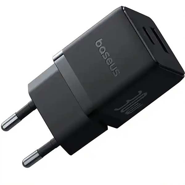 شارژر دیواری فست تایپسی و یو اس بی 30 وات بیسوس با کابل دو سر تایپ سی CCZC30UE - تصویر 9