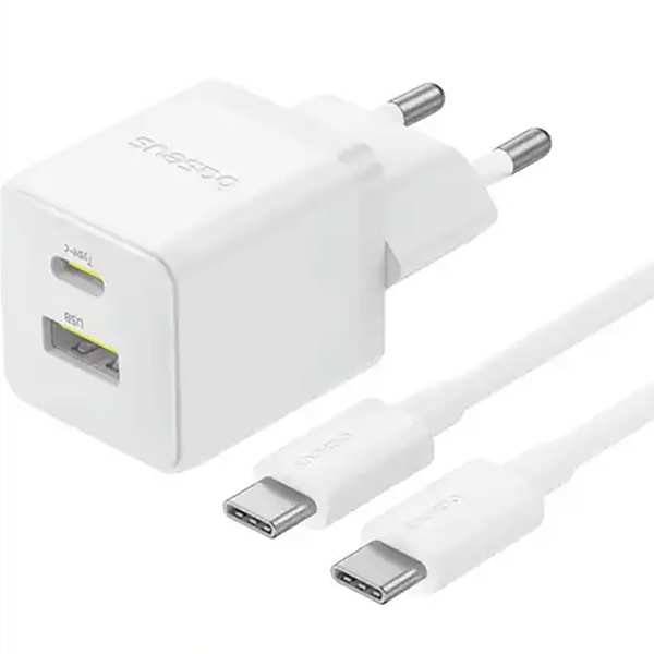 شارژر دیواری فست تایپسی و یو اس بی 30 وات بیسوس با کابل دو سر تایپ سی CCZC30UE - تصویر 10