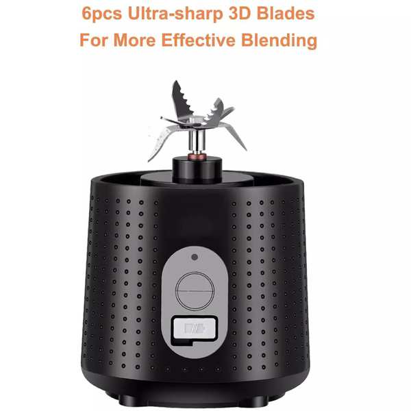 شیکر و آبمیوه گیری شارژی قابل حمل 380 میلی لیتر گرین لاین GNBLNDMPJBK - تصویر 4