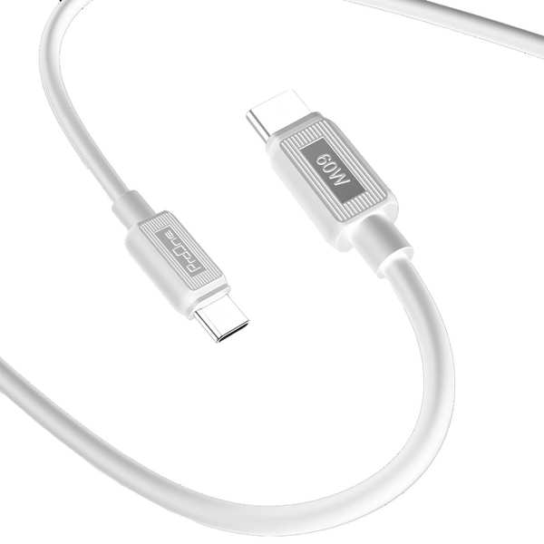 کابل شارژ سریع تایپ سی به تایپ سی 60 وات یک متری پرووان PCC127 - تصویر 2