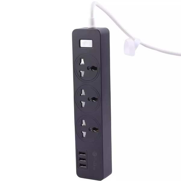 چند راهی برق ارت دار سه سوکت و سه یو اس بی پرووان PPS615U