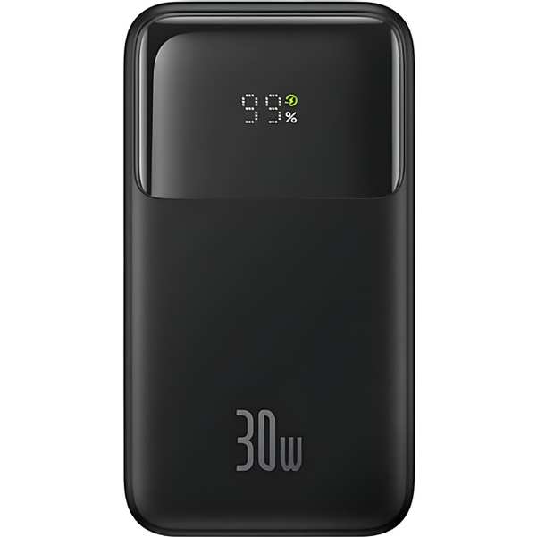 پاوربانک 20000 میلیآمپر 30 وات فست شارژ Type-C و USB-A بیسوس PPMD20C