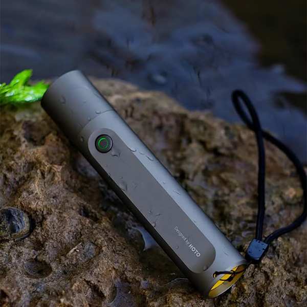 چراغ قوه شارژی جیبی ضد آب 1500 میلی آمپر ساعت هوتو شیائومی QWSDT003 - تصویر 2
