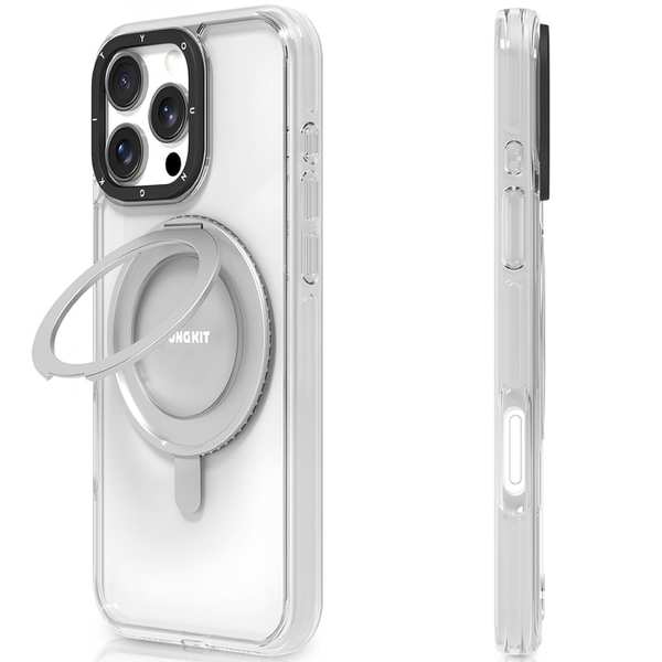 قاب مگ سیف حلقه انگشتی شفاف آیفون 16 پرو یانگ کیت ZDzhj001