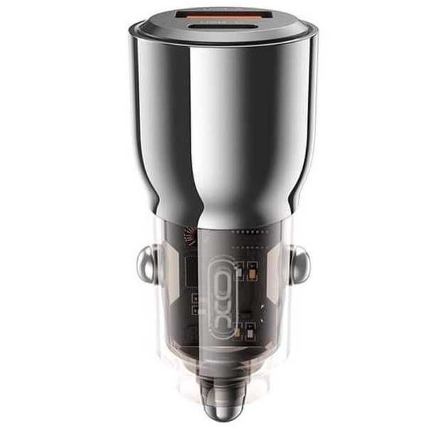 شارژر فندکی فست شارژ ماشین USB و تایپسی 95 وات ایکساو CC58