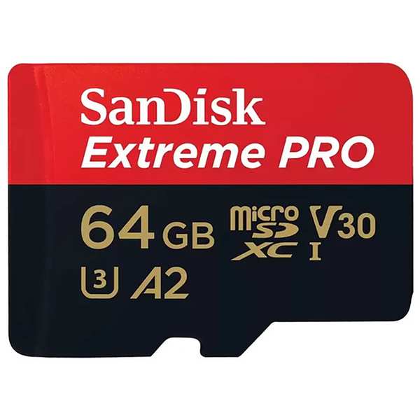 کارت حافظه 64 گیگابایت میکرو اسدی با سرعت بالا سن دیسک Extreme Pro 4k - تصویر 2