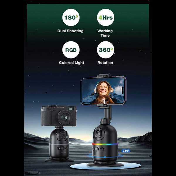 گیمبال ردیاب خودکار چهره 360 درجه گرین لاین GNAUTTRGLBK - تصویر 9