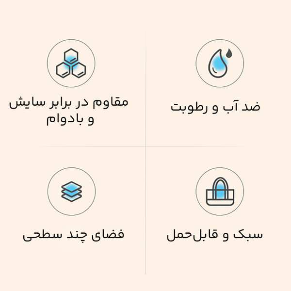 کیف لوازم آرایشی مسافرتی ضد آب جوردن و جودی Jordan Judy PT067 - تصویر 20