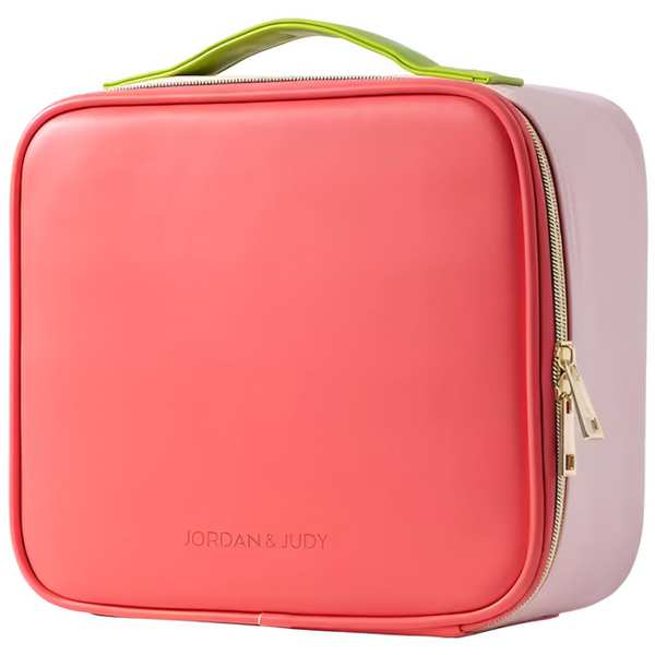 کیف لوازم آرایشی با آینه چراغدار لمسی شارژی قابل حمل جوردن و جودی PT068