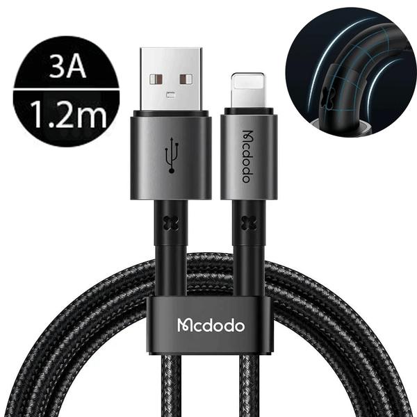 کابل شارژ یو اس بی به لایتنینگ 3 آمپر1.2 متری مکدودو CA-3580