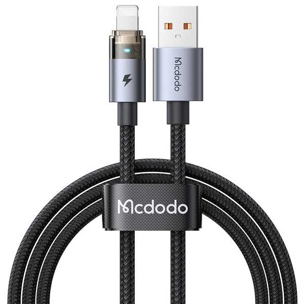 کابل کارپلی سوپر فست شارژ یو اس بی به لایتنینگ 3 آمپر 1.2 متری مکدودو CA-691