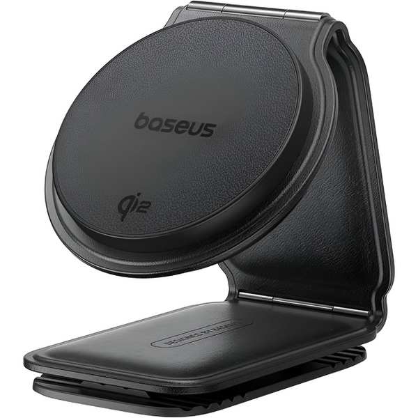 هولدر و شارژر بی سیم مگنتی تاشو داخل خودرو 15 وات بیسوس C40169003111-00