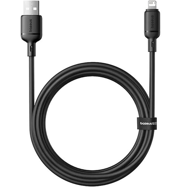 کابل فست شارژ یو اس بی به لایتنینگ 2.4 آمپر یک متری بیسوس P10377702113-00