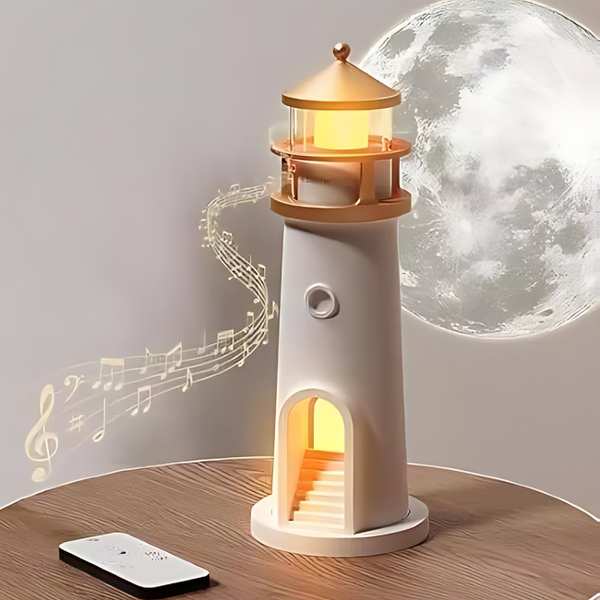 چراغ خواب، اسپیکر و پروژکتور فانوس دریایی سنسوردار MG-008