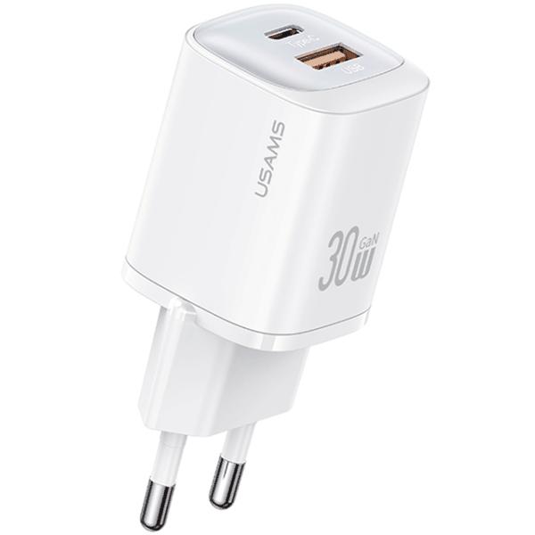 شارژر دیواری تایپ سی و یو اس بی 30 وات یوسامز CC254
