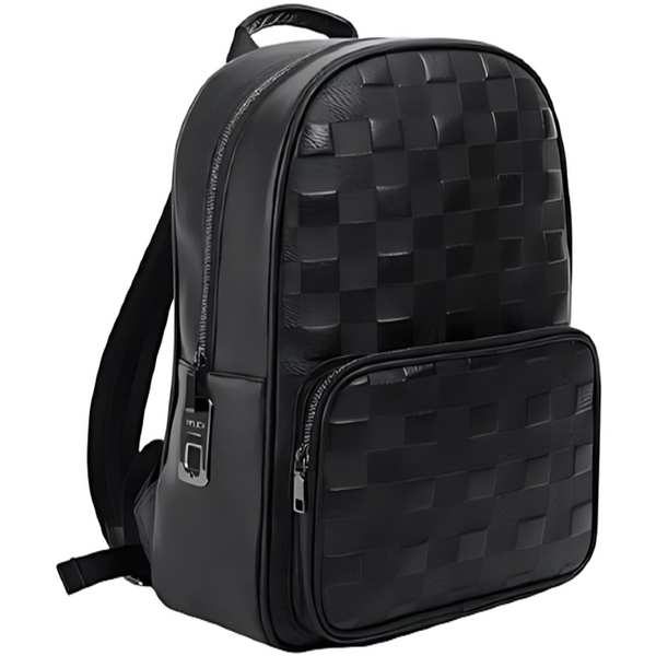 کوله پشتی هوشمند با قفل اثر انگشت مدل چهارخانه