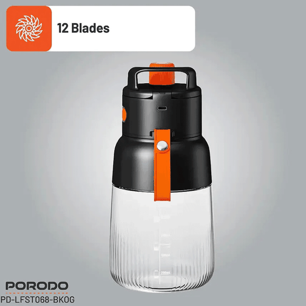 مخلوط کن شارژی و اسموتیساز پورودو PD-LFST068-BK0G - تصویر 3